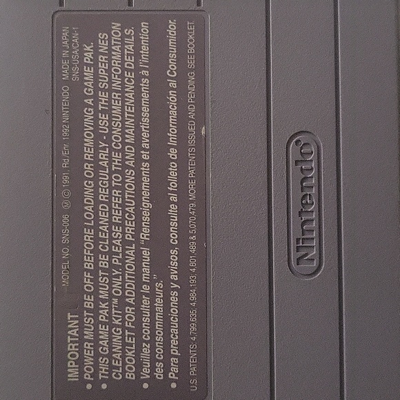 Mighty Morphin Power Rangers Super Nintendo Game Entertainment System 1991 - Picture 6 of 10